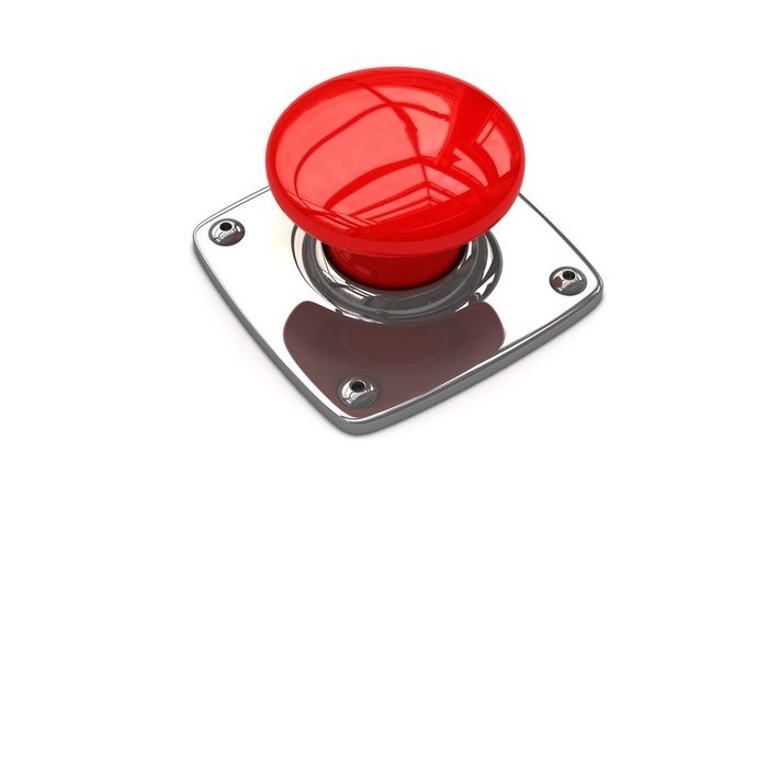 Bottone di Emergenza Rosso STOP